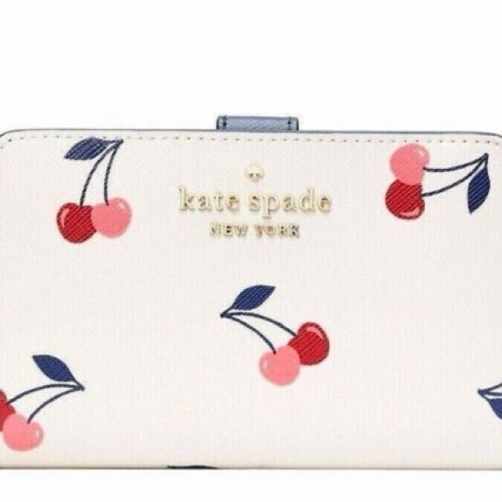 Kate Spade Red and White Cherry Wallet